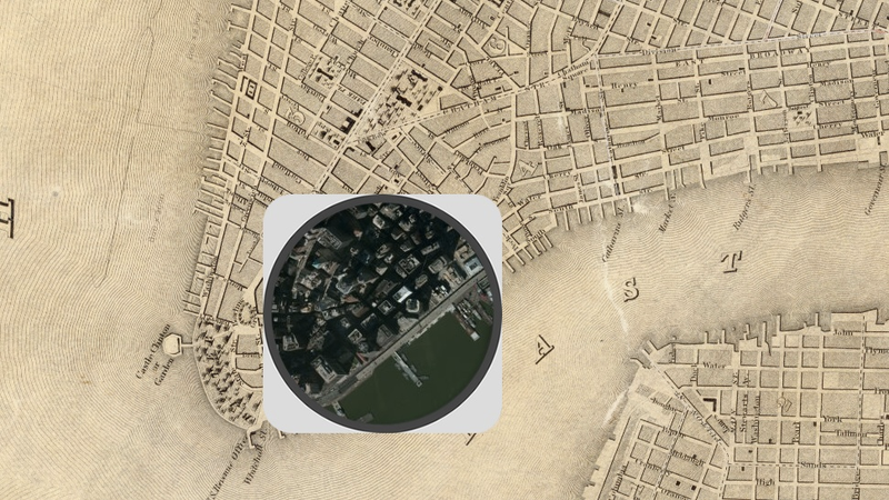 Illustration for article titled Compare 1836 and modern-day New York with this interactive map